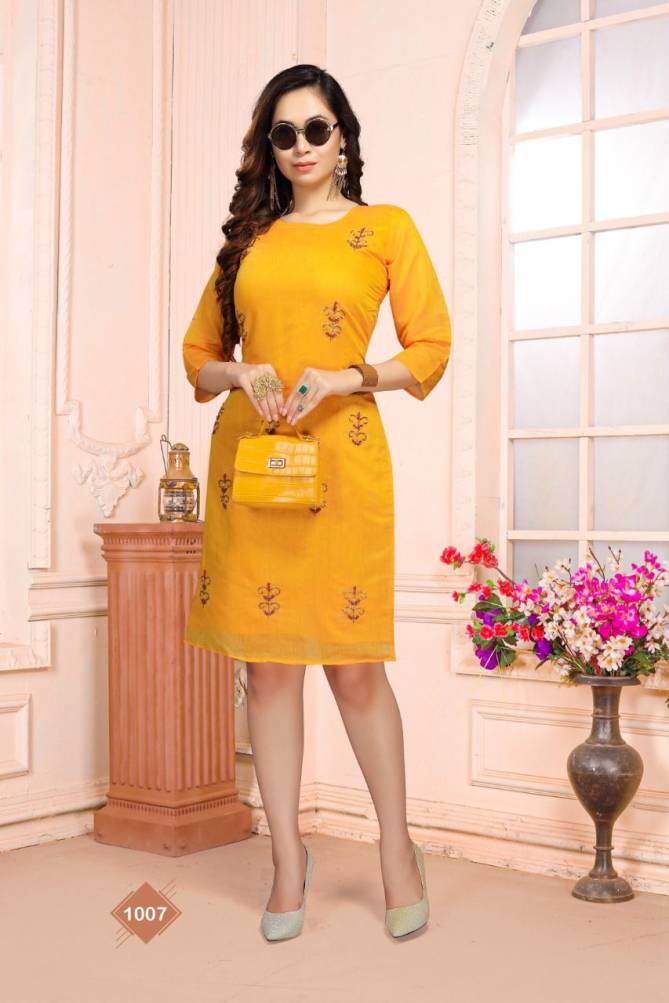 Rangoli 1001 Fancy Regular Wear Designer Kurti Collection